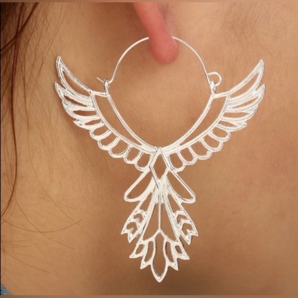 925 Silver FP Thunderbird Earrings